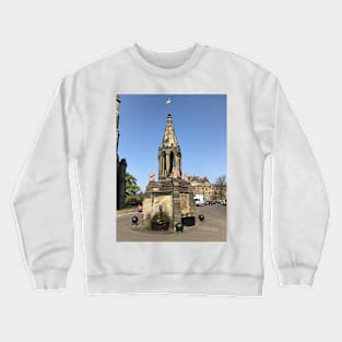 the Bruce Fountain, Falkland , Fife, Scotland Crewneck Sweatshirt